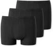 Boxer UNCOVER BY SCHIESSER "Uncover Cotton", Herren, Gr. L, schwarz (000, schwarz),