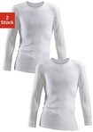 Clipper Unterhemd (2-St) schlichtes Basic, Unterziehshirt - in Feinripp,...