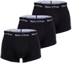 Boxershorts MARC O'POLO "Boxershort 3-PACK TRUNK 3er Pack", Herren, Gr. L, schwarz,