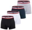 Boxershorts FILA "Boxershort 4er Pack", Herren, Gr. M, bunt (schwarz, wei&szlig;, grau,
