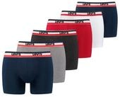 Levi's&reg; Boxershorts Men Sportswear Logo Boxer (Packung, 6er-Pack) mit Logo-Bund