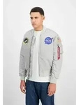 Alpha Industries Bomberjacke MA-1 VF Vintage Fit NASA grau S (44/46)