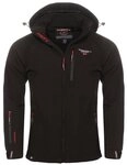 Geographical Norway Softshelljacke Herren Freizeitjacke Sport Outdoor Wander Trekking