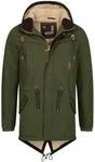 Winterjacke ALESSANDRO SALVARINI "A. Salvarini Herren Winterparka AS280", Herren, Gr.