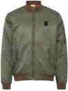 Bomberjacke BLEND "Bomberjacke BHOuterwear", Herren, Gr. L, gr&uuml;n (deep forest),