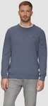 s.Oliver Longpullover Strickpullover Baumwollpullover mit Logo-Stickerei