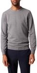 Rundhalspullover PIERRE CARDIN "Strick RH", Herren, Gr. L, blau (navy blazer),