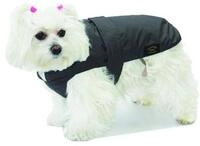 Fashion Dog Hundemantel Hundemantel mit Kunstpelz-Futter, Schwarz