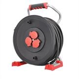 Bachmann Profi-Kabeltrommel 3xCEE7/3 H07RN-F 3G2,5mm&sup2; 40,0m CEE7/7 Kabeltrommel