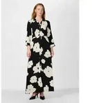 Y.A.S Hemdblusenkleid YASSAVANNA LONG SHIRT DRESS Viskose, loose fit schwarz XS...