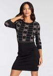 Melrose Strickkleid in femininer Mini-L&auml;nge mit Jacquard Muster