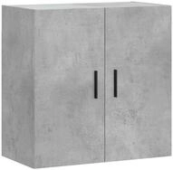 vidaXL H&auml;ngeschrank NA Wandschrank H&auml;ngeschrank Aufbewahrung Betongrau...