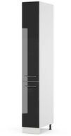 Vicco Hochschrank Fame-Line, Anthrazit Hochglanz/Wei&szlig;, 30 cm (1-St)