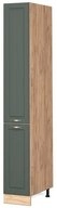 Vicco Hochschrank Fame-Line, Gr&uuml;n-Gold Landhaus/Goldkraft Eiche, 30 cm (1-St)