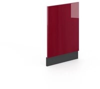 Vicco Frontblende Fame-Line, Bordeaux Hochglanz/Anthrazit, 45 cm ohne...