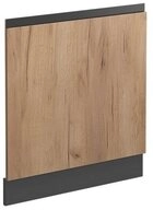 Vicco Frontblende R-Line, Goldkraft Eiche/Anthrazit, 60 cm J-Shape, ohne