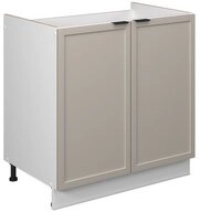Vicco Unterschrank Fame-Line, GrauBeige/Wei&szlig;, 80 cm ohne Arbeitsplatte (1-St)