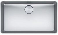 FRANKE Edelstahlsp&uuml;le Mythos MYX 210-70 Edelstahl geb&uuml;rstet, 0/0 cm