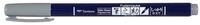 TOMBOW Pinselstift Fudenosuke, (grau), feste, elastische Pinselspitze, perfekt...