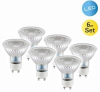 n&auml;ve LED-Leuchtmittel Marla, GU10, 6 St., Warmwei&szlig;, 6er Set GU10/5W warmwei&szlig;...
