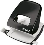 LEITZ Locher B&uuml;rolocher NeXXt Wow Metall 30 Blatt Blister schwarz
