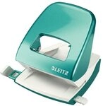 LEITZ Locher Locher 2,5mm mit Anschlagschiene eisblau in Blisterverpackung