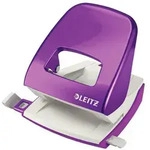 LEITZ Locher Locher 2,5mm mit Anschlagschiene violett in Blisterverpackung