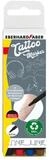 Eberhard Faber Nagel-Tattoo EBERHARD FABER Tattoostifte Set One Line mit...