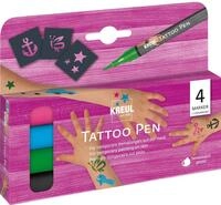 Kreul Bastelfarbe Kreul Tattoo Pen 4er Set Anker Sterne