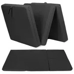 Klappmatratze Premium Klappmatratze, sunnypillow, 15 cm hoch schwarz 120 cm x 195 cm