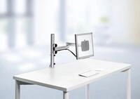 NOVUS Monitor-Halterung Monitorhalter TSS Single Faltarm 450 silber