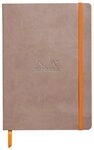 EXACOMPTA Einsteck-Fotoalbum Notizbuch A5 Softcover, 80 Bl 90g, liniert, Taupe