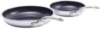 GREENPAN Pfannen-Set Premiere Pfannen-Set silber 20cm+28 cm Antihaft ofenfest,