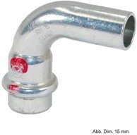 Viega Wasserrohr Viega Prestabo Bogen 90&deg; I-A, Modell 1116.1, 18 mm