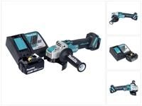 Makita Akku-Winkelschleifer DGA 521 RG1X1 18 V 125 mm X-LOCK Brushless + 1x...