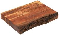 ZASSENHAUS Schneidebrett Hackblock Akazie 41 x 30 x 5 cm, Akazienholz,