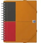 OXFORD Collegeblock International Meetingbook rot|schwarz 14.8 cm x 21 cm