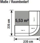 KERKMANN Empfangstheke Winkeltheke Bari anthrazit