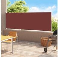 vidaXL Markise Seitenmarkise Ausziehbar 220x500 cm Braun