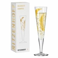 Ritzenhoff Champagnerglas Goldnacht 042, Andrea Arnolt, 205 ml, Kristallglas