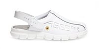 Abeba Dynamic Berufsschuhe Clog &ndash; Glattleder Mit Aufdruck OB A E Src...