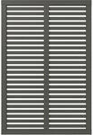 PLUS Gartenzaun Plus Zaun Harmoni 120 x 180 cm umbragrau