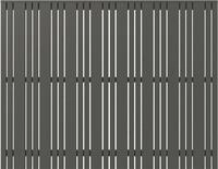 PLUS Gartenzaun Plus Zaun Tangent 180 x 140 cm umbragrau