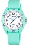 Calypso Quarzuhr Trendy Damenuhr K5833-3 T&uuml;rkis Wei&szlig; 36 mm 10 Bar Sommeruhr