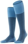 FALKE Kniestr&uuml;mpfe FALKE Oxford Stripe Herren (1-Paar) aus Fil d'Ecosse...
