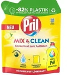 PRIL Mix & Clean Konzentrat zum Auff&uuml;llen Geschirrsp&uuml;lmittel (9er Set, [9-St.