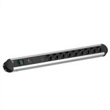 Bachmann PRIMO 9xCEE7/3 1xGVS-Plus 1xSchalter 2,0m CEE7/7 Steckdosenleiste
