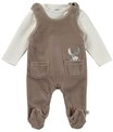 Sterntaler&reg; Strampler Stramplerset Nicki Esel Braun 2-tlg 2er Set Nicki Strampler