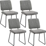 byLIVING Kufenstuhl Liam 4er-Set (Set, 4 St), moderner Stuhl im praktischen 4er-Set