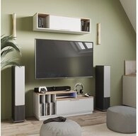 Vicco Lowboard Betti, Wei&szlig;/Sonoma, 120 x 49.9 cm mit 1 T&uuml;r (1 St)